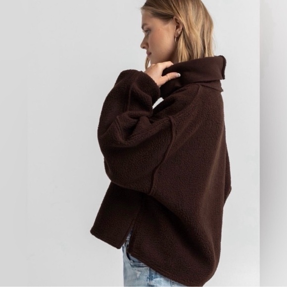 Free People Sweaters - Free People Elk Mountain Brown Pullover Sweater